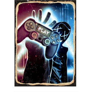 Playstation Art Mdf Poster 50 cm x 70 cm