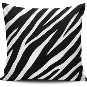 Kırlent Dünyası Zebra Desenli Dijital Baskılı Kırlent Kılıfı