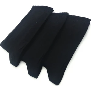 Black Arden Socks 3'lü Düz Siyah Erkek Penye Çorap