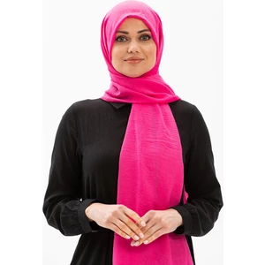 Düz Vual Kumaş Şal Pembe Pmb