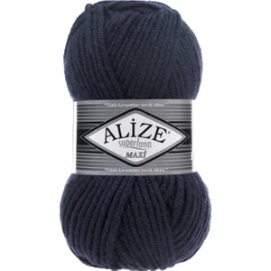 Lacivert Alize Süperlana Maxi - 58  (5 Li Paket)