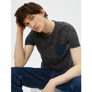 Erkek T-Shirt Lacivert