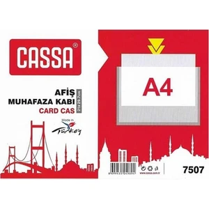 A4 Afiş Muhafaza Kabı