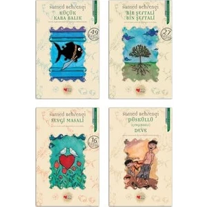 Samed Behrengi 4 Kitap Set - Küçük Kara Balık - Bir Şeftali Bin Şeftali