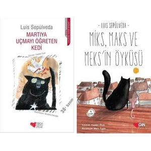 Luis Sepulveda 2 Kitap Set - Martıya Uçmayı Öğreten Kedi - Miks, Maks ve Meks'in Öyküsü