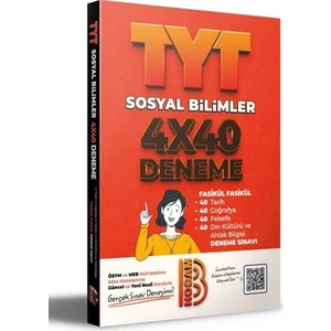 Benim Hocam Yayınları TYT Sosyal Bilimler 4x40 Fasikül Denemeler