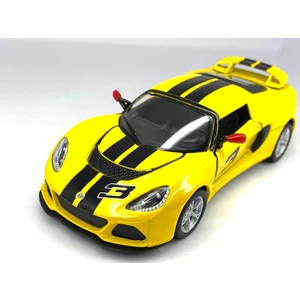 2012 Lotus Exige S Şeritli Çek Bırak 5inch. Lisanslı Model Araba, Oyuncak Araba 1:32