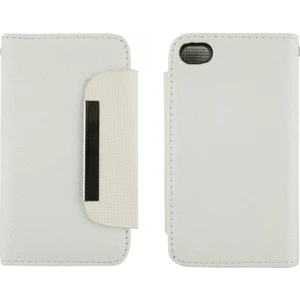 Apple iPhone 4 Uyumlu Kapaklı Kılıf Beyaz