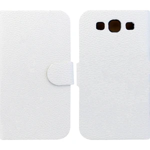 Samsung Galaxy I9300 S3 Uyumlu Fashion Kapaklı Kılıf Kapaklı Kılıf Beyaz