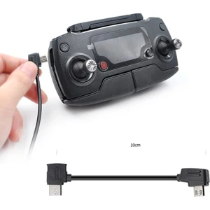 Djı Mavic Pro Tip-C Veri Kablosu 10 cm Telefonlar Için Siyah Renk