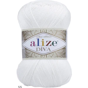 Beyaz Alize Diva 55 (5 Li Paket)