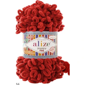Kırmızı Alize Puffy Fıne 56 (5 Li Paket)