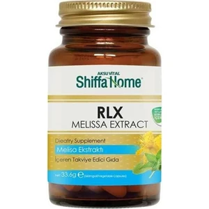 Shiffa Home Aksu Vital Relax Melisa Ekstraktı 60 Kapsül x 560 Mg Rlx With Melissa Extract
