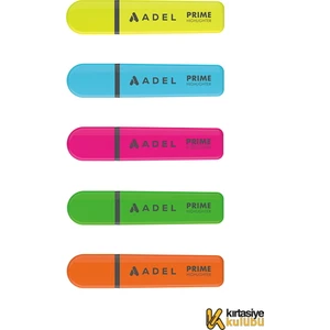 Prime Fosforlu Kalem Seti 5 Parça Canlı Renkler ile Kırtasiye İhtiyaçlarınız için