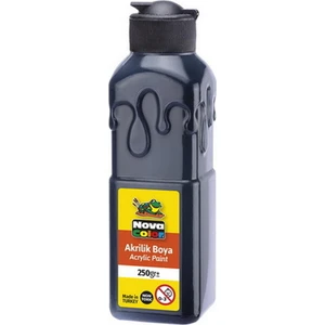 Nova Color 250 Gram Akrilik Boya Siyah (NC-3015)