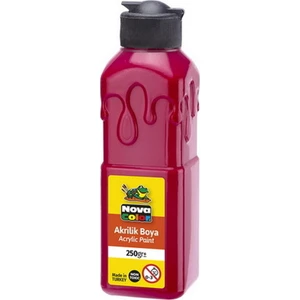Nova Color 250 Gram Akrilik Boya Ateş Kırmızı (NC-3023)