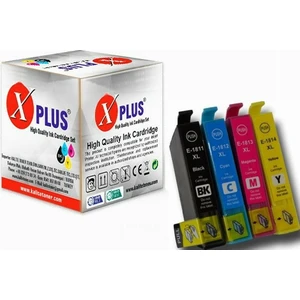 Xplus® Expression Home XP-413 Muadil Kartuş Set 4 Renk Takım 18XL T1811-1814XL