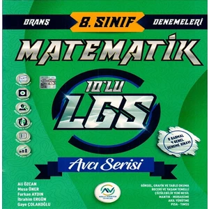 Av Akıllı Versiyon Yayınları 8. Sınıf LGS Matematik 10 lu Deneme
