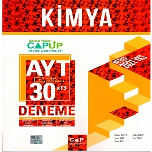 Çap Yayınları AYT Kimya 30 x 13 Up Deneme