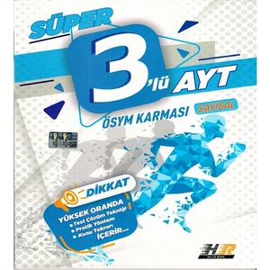 Hız ve Renk Yayınları AYT Sayısal 3'lü Deneme