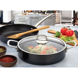 Evimsaray Zest Gusto Granit Basık Karnıyarık Tencere 24CM-100246