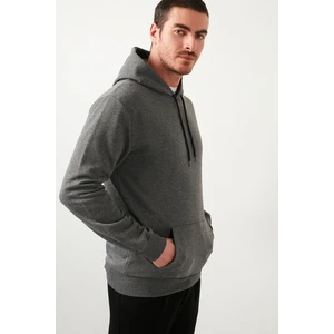 Pamuklu Kanguru Cepli Kapüşonlu Sweat Erkek Sweat 541HOODIE