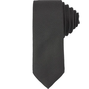 5 cm Siyah Kendinden Desenli Spor Kravat