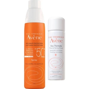 Eau Thermale Sprey SPF50+ 200 ml + Avene Eau Thermale Termal Su 50 ml