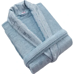 Bambu Bedenli Tek Bornoz Mavi 3xl