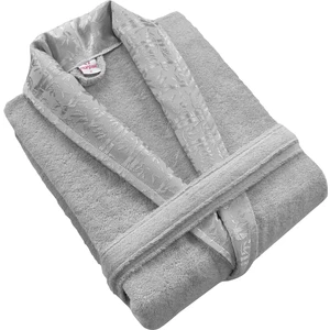 Bambu Bedenli Tek Bornoz Gri 3xl