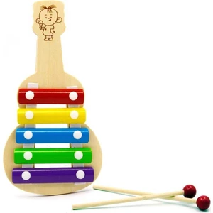 Star Global Ahşap Gitar Selefon Ksilifon Müzik Aleti Enstrüman Eğitici Oyuncak