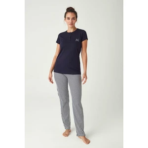 Mod Collection Kadın Patlı Pijama Takım 21Y 3479