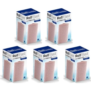 Elast Ten Rengi Tıbbi Elastik Bandaj0 8cmx3.5m 5 Adet