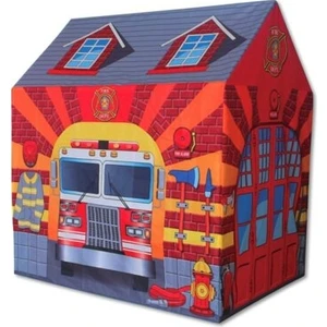 Furkan Toys Kolay Kurulum Iç ve Dış Mekan Itfaiyeci Çadırı, Oyun Çadırı