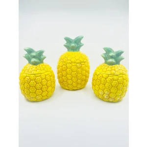 Ananas Serisi 3 Lü Kavanoz Seti