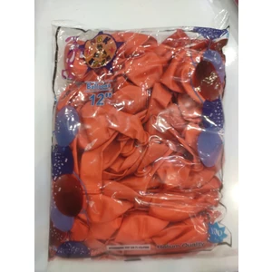 Turuncu Metalik Balon 100 Adet
