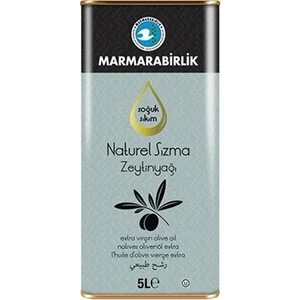 Soğuk Sıkım Naturel Sızma Zeytinyağı 5 Lt. Teneke