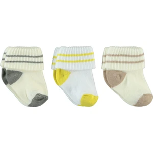 Baby Erkek Bebek 3'lü Çorap Set 0-6 Ay Hardal