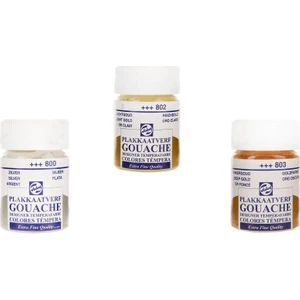 Metalik Guaj Boya 16 ml 3'lü Set 802-800-803