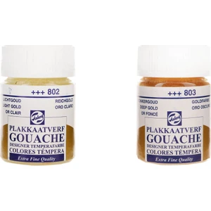 Metalik Guaj Boya 16 ml 2'li Set 802-803