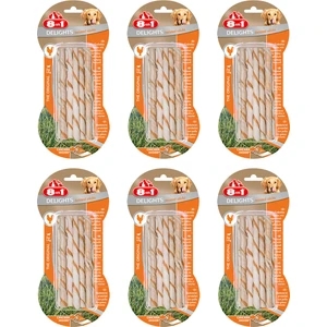 Delights Twisted Sticks Köpekler Için Tavuklu Ağız Bakım Kemiği x 6 Adet