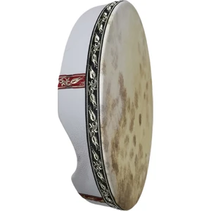 Bade Müzik Bendir 42 cm Çap Hayvan Derili