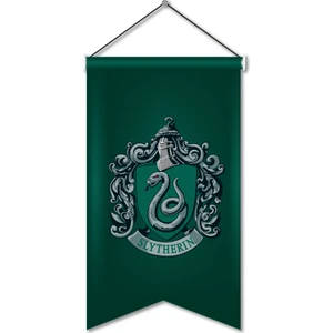 Sihir Dükkanı Lisanslı %100 Saten Kırlangıç Kesim Büyük Flama Model : Slytherin 50X75CM