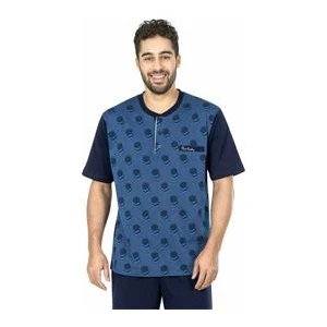 Pierre Cardin 5453 3 Lü Kısa Kol Erkek Pijama Takımı