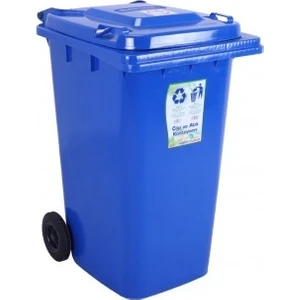 Plastik Çöp Ve Atık Konteyneri 240 lt Tekerlekli