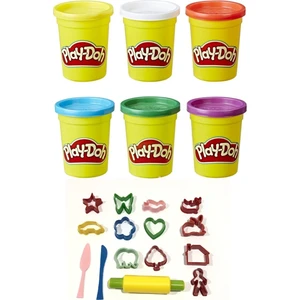 Playdoh 6'lı Oyun Hamuru ve Kalıp Seti