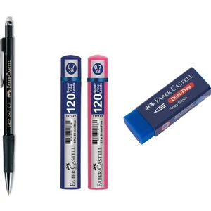 Grip 0.7 mm Kalem + 0.7 mm Uç 2'li + Silgi