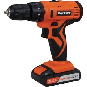 Max Extra Max-Extra MX1825D  Çantalı Darbeli Akülü  Matkap