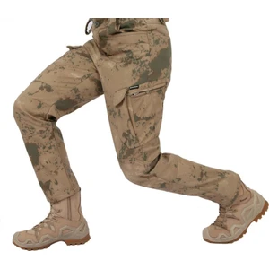 Ss Likralı Su ve Rüzgar Geçirmez Jandarma Kamuflaj Softshell Pantolon