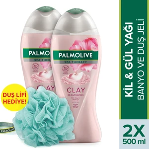 Spa Therapy Clay Rejuvanation Banyo ve Duş Jeli 500 ml x 2 Adet + Duş Lifi